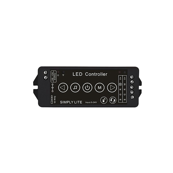 DC5-24V Music controller 2.4GHz RF remote control for DIM CCT RGB/RGBW LED Strip Lights
